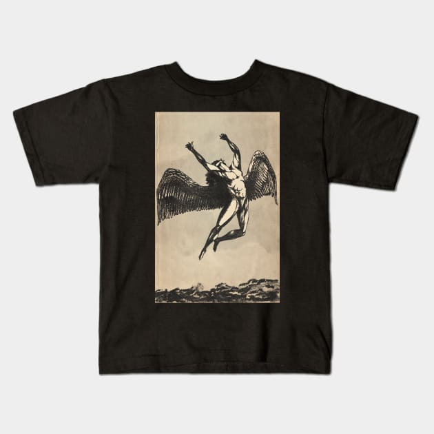 Icarus Kids T-Shirt by IcarusPoe